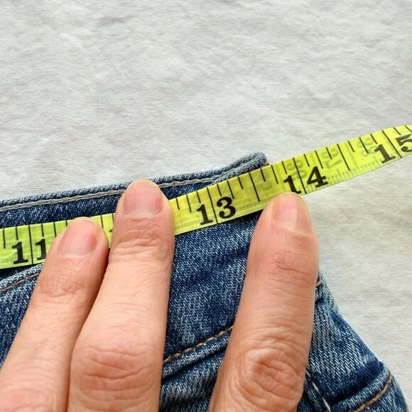 Mother Denim High-Waisted Straight-Leg Jeans sz 27 The Rambler Sneak - Picture 9 of 12